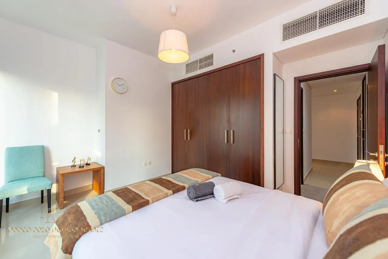 شقة Marco Polo - 2 Bedroom With Burj Khalifa View - 5 Min To Dubai Mall